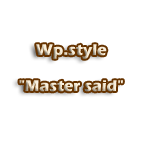 master said